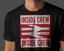 INSIDE CREW Away Days T-Shirt | Hooligans Scum Army Uglies Hampshire Saint Dell