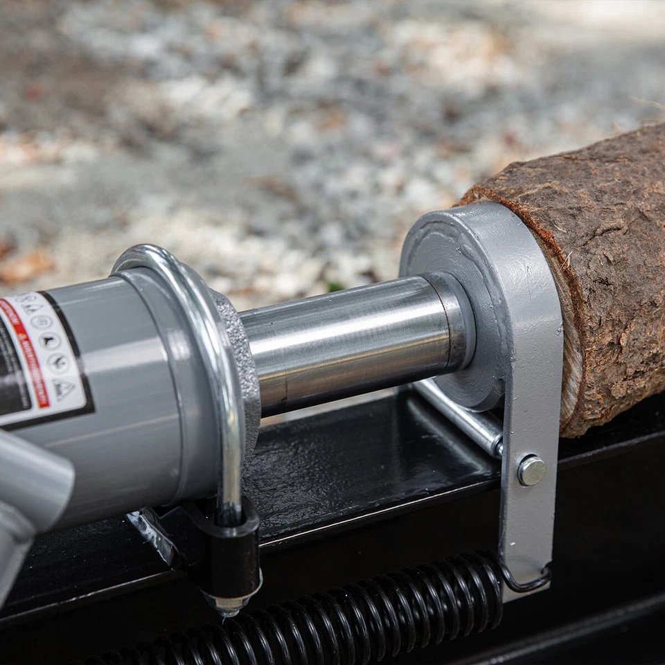 XtremepowerUS 12 Ton Log Splitter w/ Built-In Wheel Hydraulic Wood Logs Firewood - Image 4 of 4