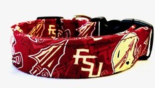 Florida State University Maroon Handmade Dog Collar