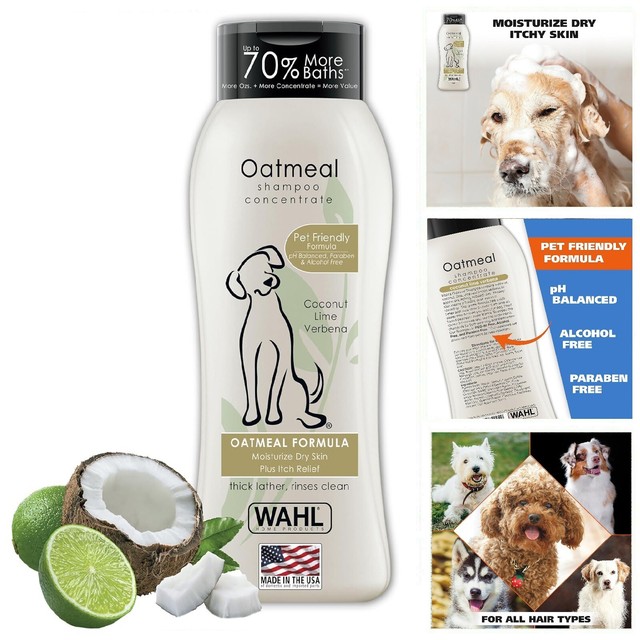Wahl Oatmeal Anti-Itch Soothing Coconut Lime Verbena Dog Shampoo