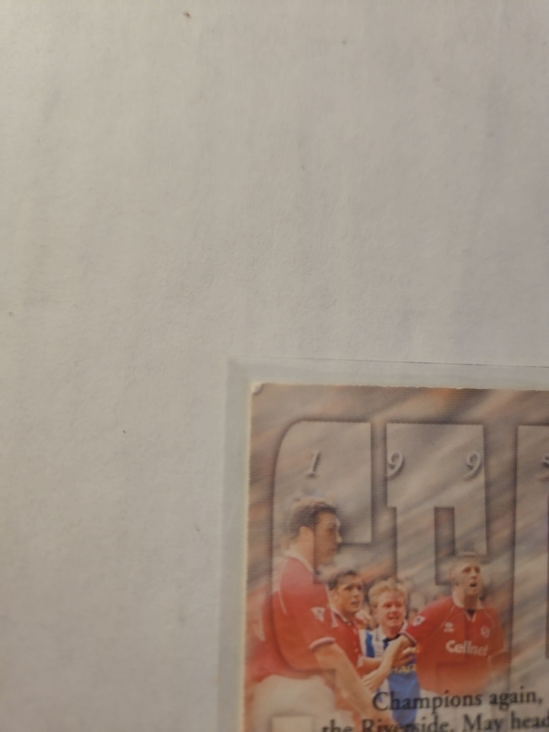 Base 1995/1996 Manchester United Highlights Futera image 3