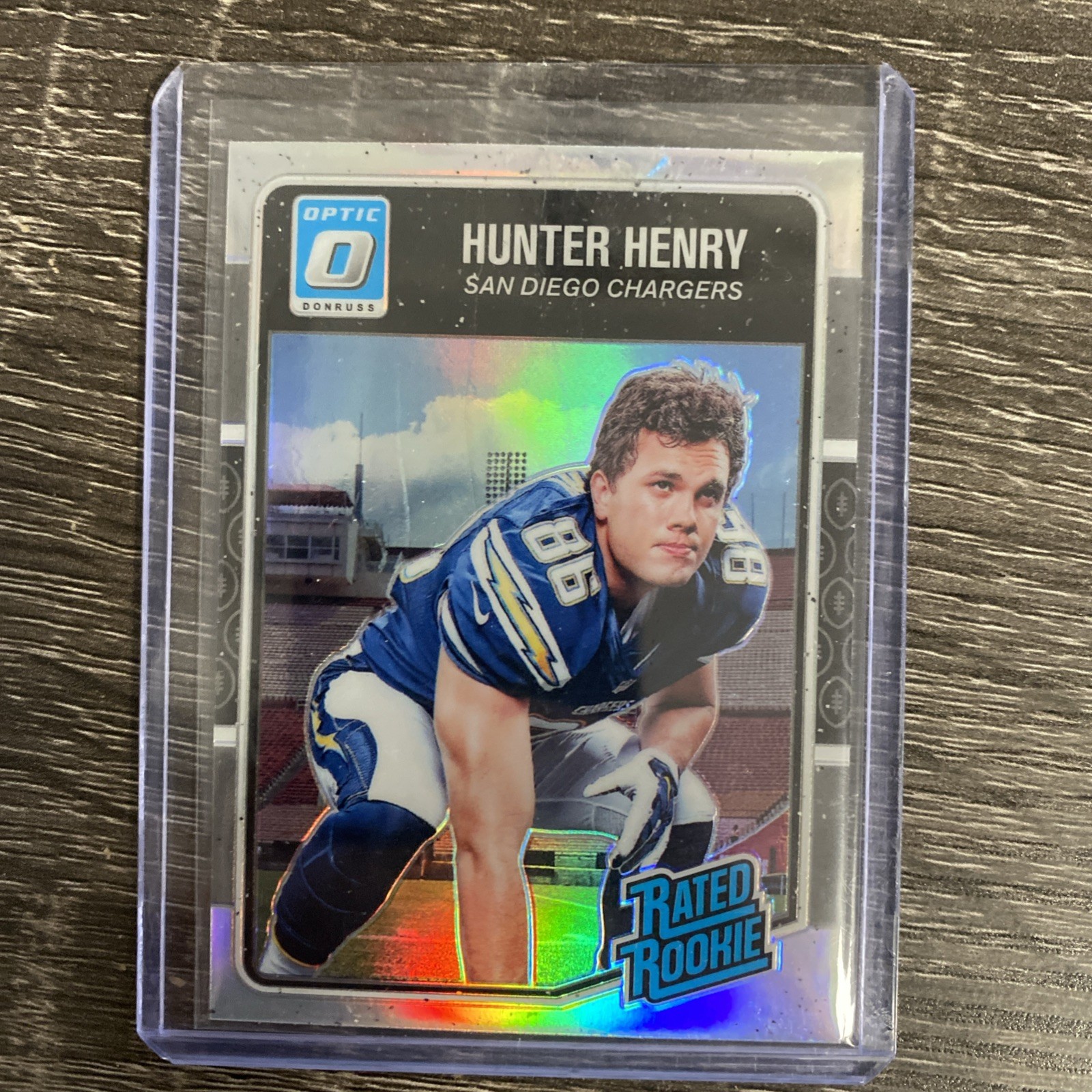2016 Panini Donruss Optic Hunter Henry Rated Rookie Silver Holo Prizm #169