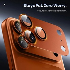 For iPhone 17 Pro Max/17 Pro/Air/17 Tempered Glass Metal Camera Lens Protector