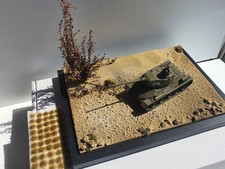 DIORAMA BASE COMPLETE Model kit 1/35 1/48 AFGHAN IRAQ DESERT RATS SAND DUNES WW2