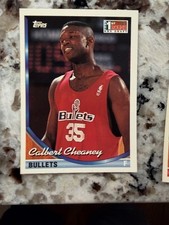 1993-94 TOPPS NBA 1st ROUND DRAFT PICK CARD WASHINGTON CALBERT CHEANEY #158