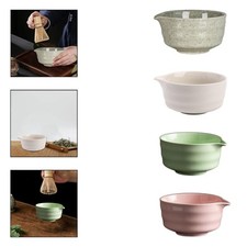 Matcha Bowl with Spout Traditional Tea Bowl for Dining Room Tea Room Family