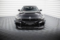 Front Ansatz V.2 FüR BMW M2 G87 Frontspoiler Spoilerschwert Frontlippe Schwarz