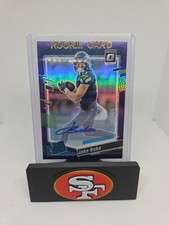 2023 Donruss Optic Jake Bobo Purple /35 Auto Rated Rookie RC #288 Seahawks