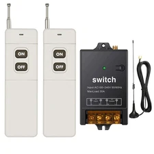 Remote Control Switch,1500M Long Distance,AC 110V/120V/240V /40A Relay Wirele.