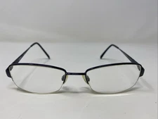 ARISTAR AR16324 COLOR-543 51-18-140 Metallic Blue Half Rim Eyeglasses Frame HG10