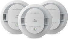 Kidde Smoke CO Detector 10-Year Battery 3 Pack Voice Alerts