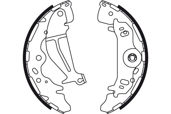 Juego De Zapatas De Freno Para Eje Trasero Compatible Con HYUNDAI H-1 - Imagen 3 de 3