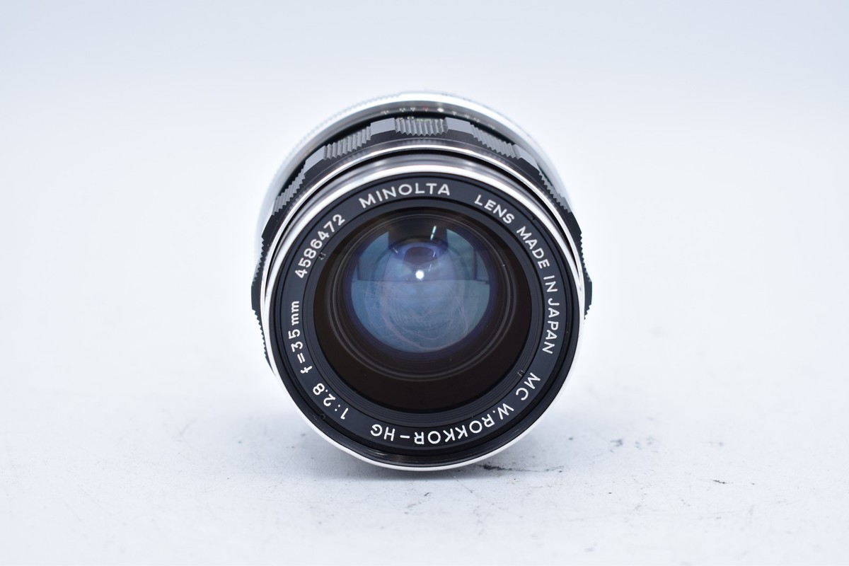 Minolta 35mm f/2.8 W. Rokkor-HG MC Manual Focus Lens for MC-Mount
