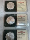 (1) 2002 1oz American Silver Eagle Uncirculated Coin .999 silver Bullion