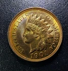 1901 indian head penny cent BU condition Some Toning From My Personal Collection