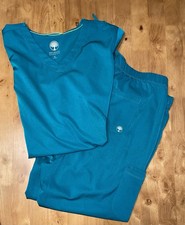 Healing Hands Green Scrubs Set, Top Xl, Pants LP