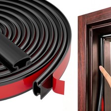 Black Rubber Weather Stripping Door Seal Strip, D Shape Door Weather Seal Strip,