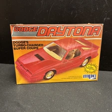 VINTAGE 1985 MPC/ERTL DODGE DAYTONA MODEL KIT #6312(1-0823) SEALED 1:25 IN BOX
