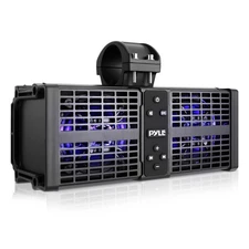 Pyle 11” Powered ATV/UTV Soundbar System-Built-in Class D Stereo Power Amplifier