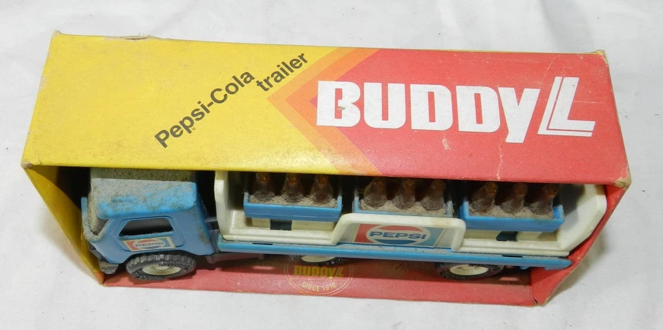 Remolque Buddy L Pepsi-Cola 1980 con derechos de autor en caja - P-4889 Foto 2 de 4