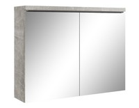 Badplaats Spiegelschrank Paso 80 X 60 Cm Beton Grau - Badezimmerschrank Mit Spie