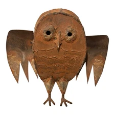 Mid 20th Century Vintage Manuel Felguerez Brutalist Metal Owl Sculpture