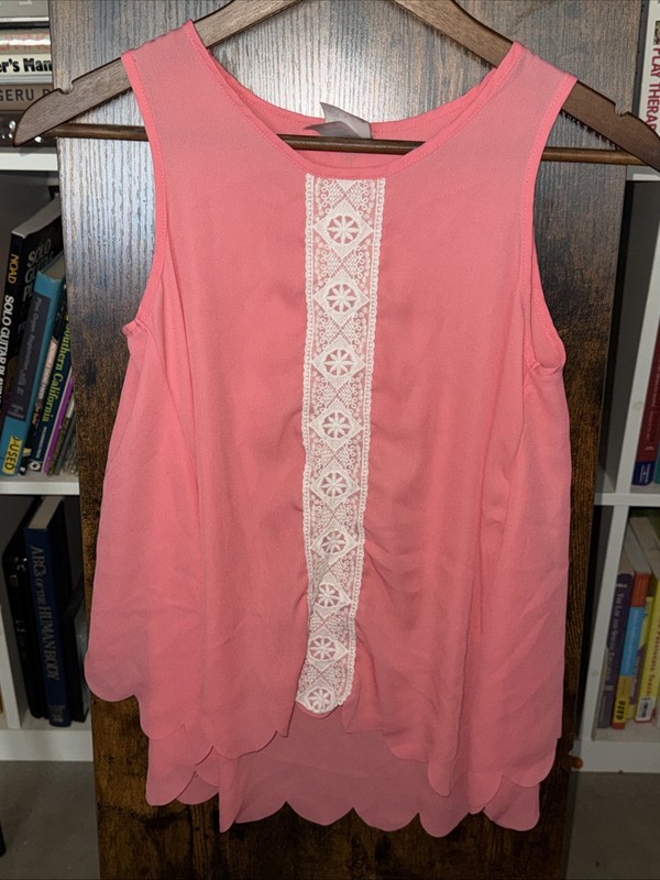 Kiddo by Katie girls sz. Large sleeveless top. Cute, fun