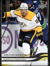 2025 Upper Deck Hockey Series 1 Colton Sissons #94 Nashville Predators