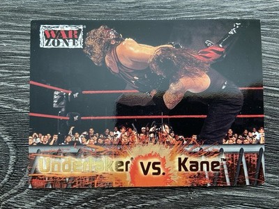 2001 Fleer WWF Raw is War Zone Undertaker vs. Kane #78