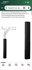 Square Pole Padding Basketball Pole Pads Deluxe Weatherproof Goal Padding Pol...