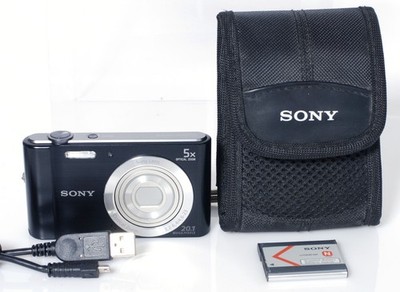 Sony Cyber-Shot DSC-W800 Digitalkamera 20,1MP funktionstüchtig Gewährleistung