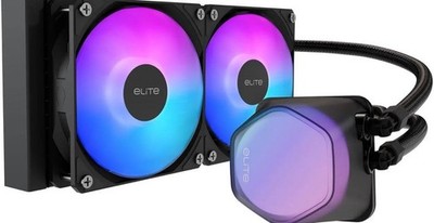 Cooler Master Elite Liquid 240 ARGB AIO CPU Cooler Black - Unused Open Box