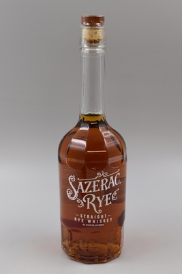750 ml Sazerac Straight Rye Whiskey Flasche [LEER]