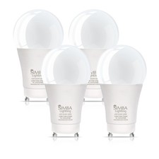 4 Pack LED GU24 A19 12W 75W 100W Replacement Twist Base 120V 2700K Warm White