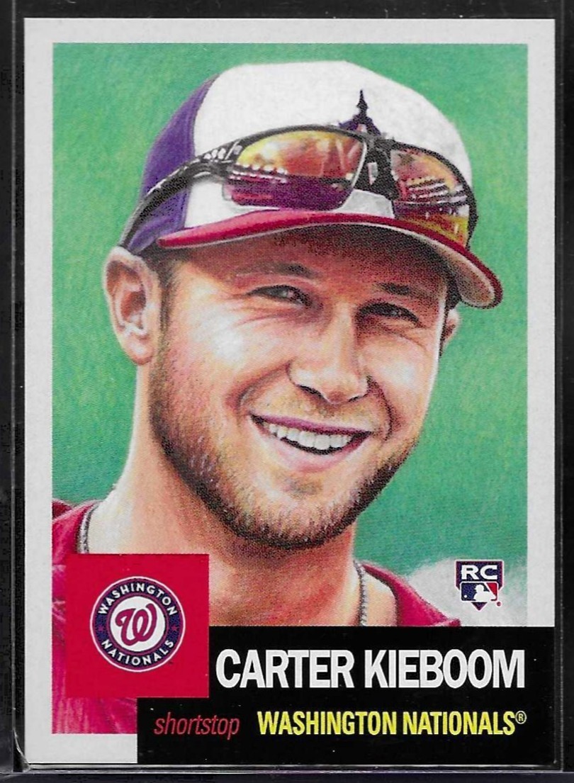 2019 TOPPS LIVING SET # 191 CARTER KIEBOOM RC Rookie Washington Nationals a