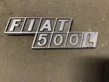Fiat Scritta Fiat 500L Vecchia Post 