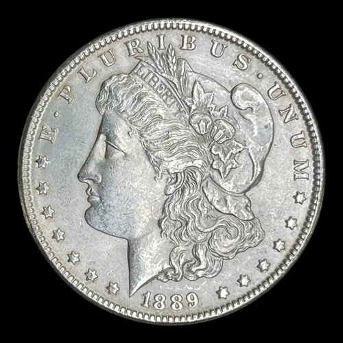 1889 Morgan Silver Dollar AU+