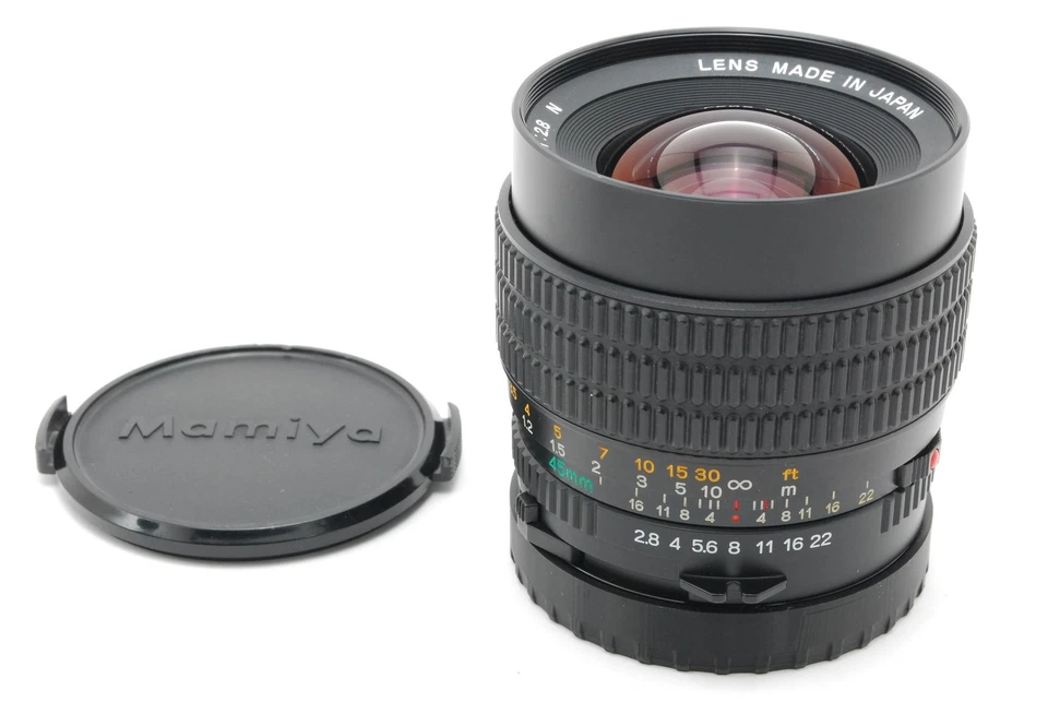 【COMO NUEVO】 Lente Mamiya Sekor C 45mm f/2.8 N M645 1000S Super Pro TL de JAPÓN - Imagen 2 de 4