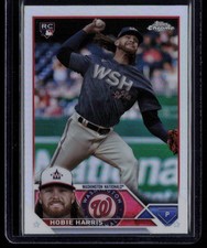 HOBIE HARRIS 2023 TOPPS CHROME UPDATE REFRACTOR RC WASHINGTON NATIONALS #USC30