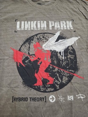 NWOT LINKIN PARK Hybrid Theory Brown Faded Look 100% Cotton Tshirt