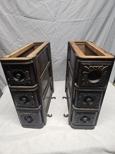 antique singer treadle machine pre 1930s drawers with framework