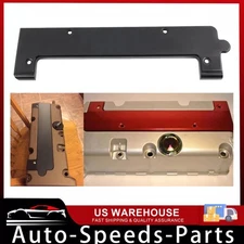 Black Aluminum Coil Pack Spark Plug Cover for Honda DOHC VTEC K20 K24 K Series