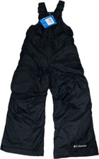 Columbia Youth Boys Snowslope II Bib, Black, XX-Small