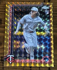 Ryan Fitzgerald /50 - 2025 Topps Chrome Update - #USC8 Gold Geometric Refractor