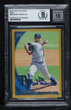 BAS 2010 Topps Pro Debut Gold 8/50 Manny Banuelos #202 BGS Authentic Auto ow6