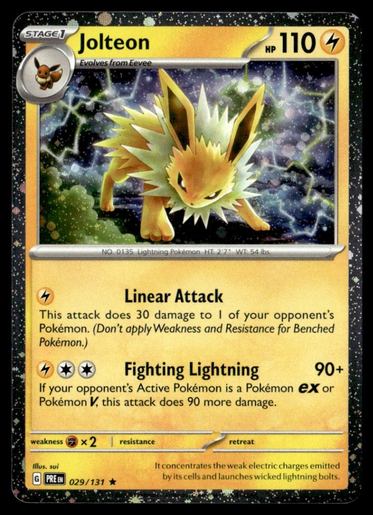 Jolteon Rare  SV: Scarlet & Violet 151 135/165 NM Pokémon TCG