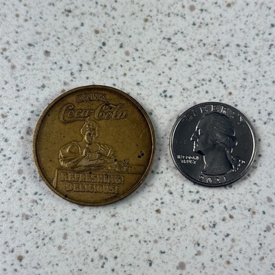Vtg Coca Cola 75th Anniversary 1976 2nd Bottlers Contract Kentucky Coin #53678