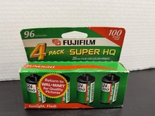 4 NOS FujiFilm 96 Exposures 100 Speed Film Super HQ Exp 12/200 Fujicolor400