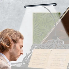 Piano Light with 3 Color Modes Desk Piano Lamp for Grand Piano Dimmable Gra