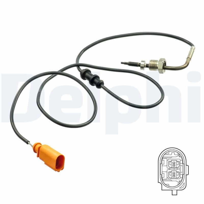 Delphi Abgastemperatursensor Vw Beetle Golf 2,0 Tdi 140 Ps - Bild 3